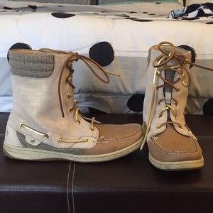 Sperry high top boots